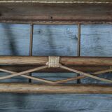 Vintage rattan shelf