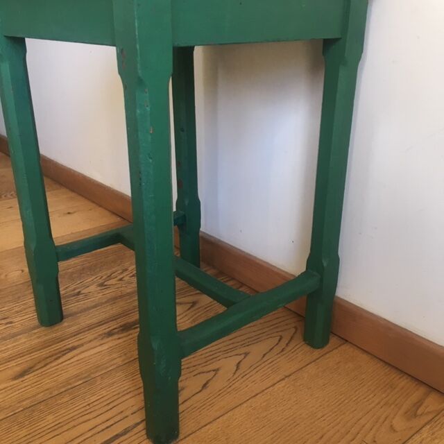Green side table