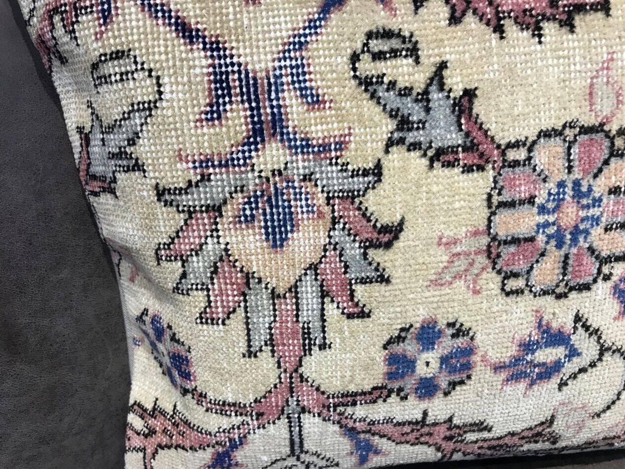 Housse de coussin artisanale bohème