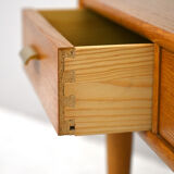 Oak entryway console