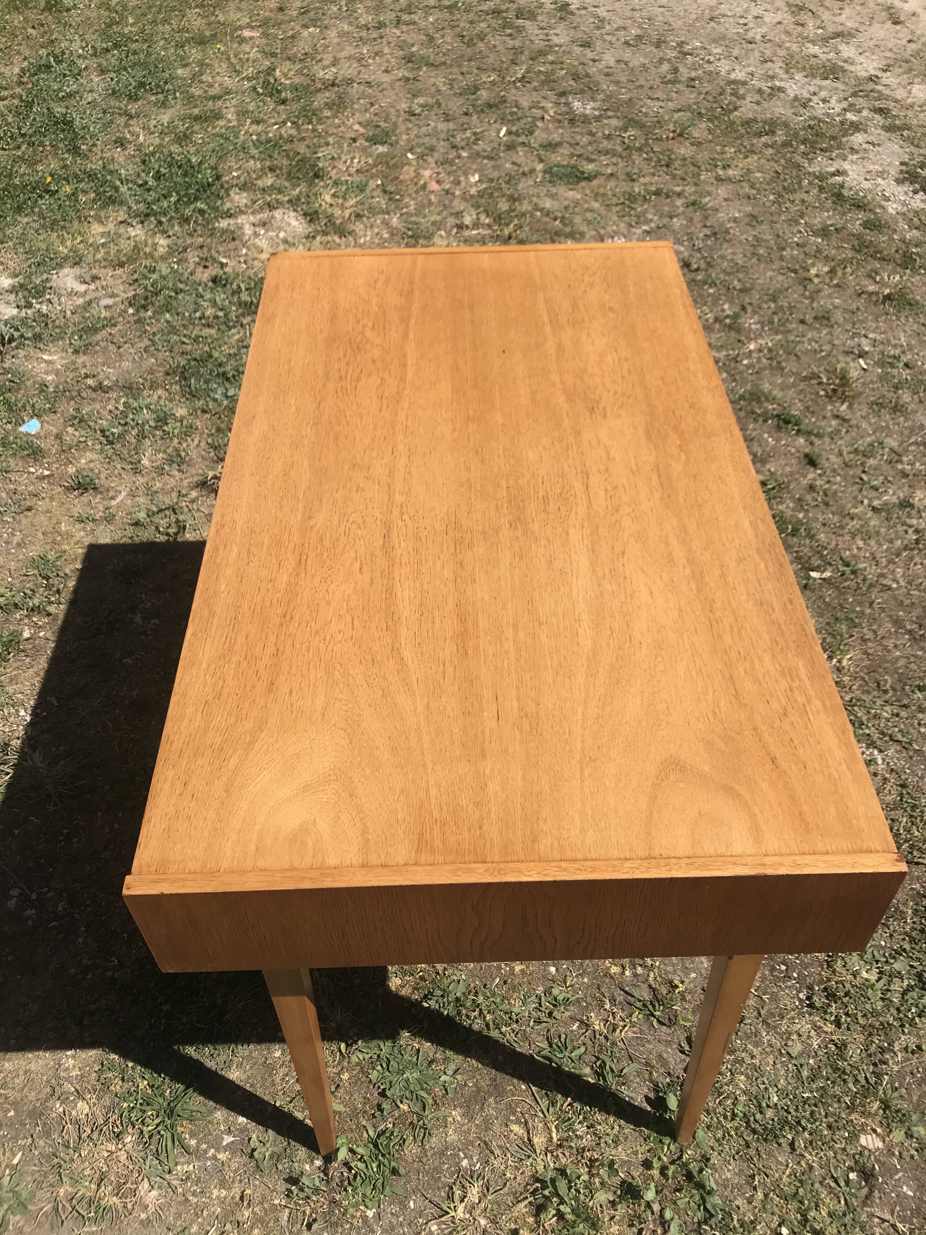Bureau vintage chêne 1950 rénové
