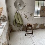 High oak workshop stool