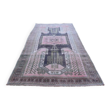 Tapis de couloir turc vintage