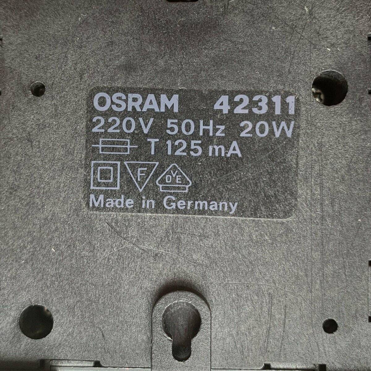 Postmodern German Minispot table lamp by Osram, 1980s.