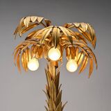 Gold Metal Table Lamp by Hans Kögl circa 1970