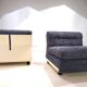 Set of 2 C&B Italia Amanta modular lounge chairs by Mario Bellini, 1970