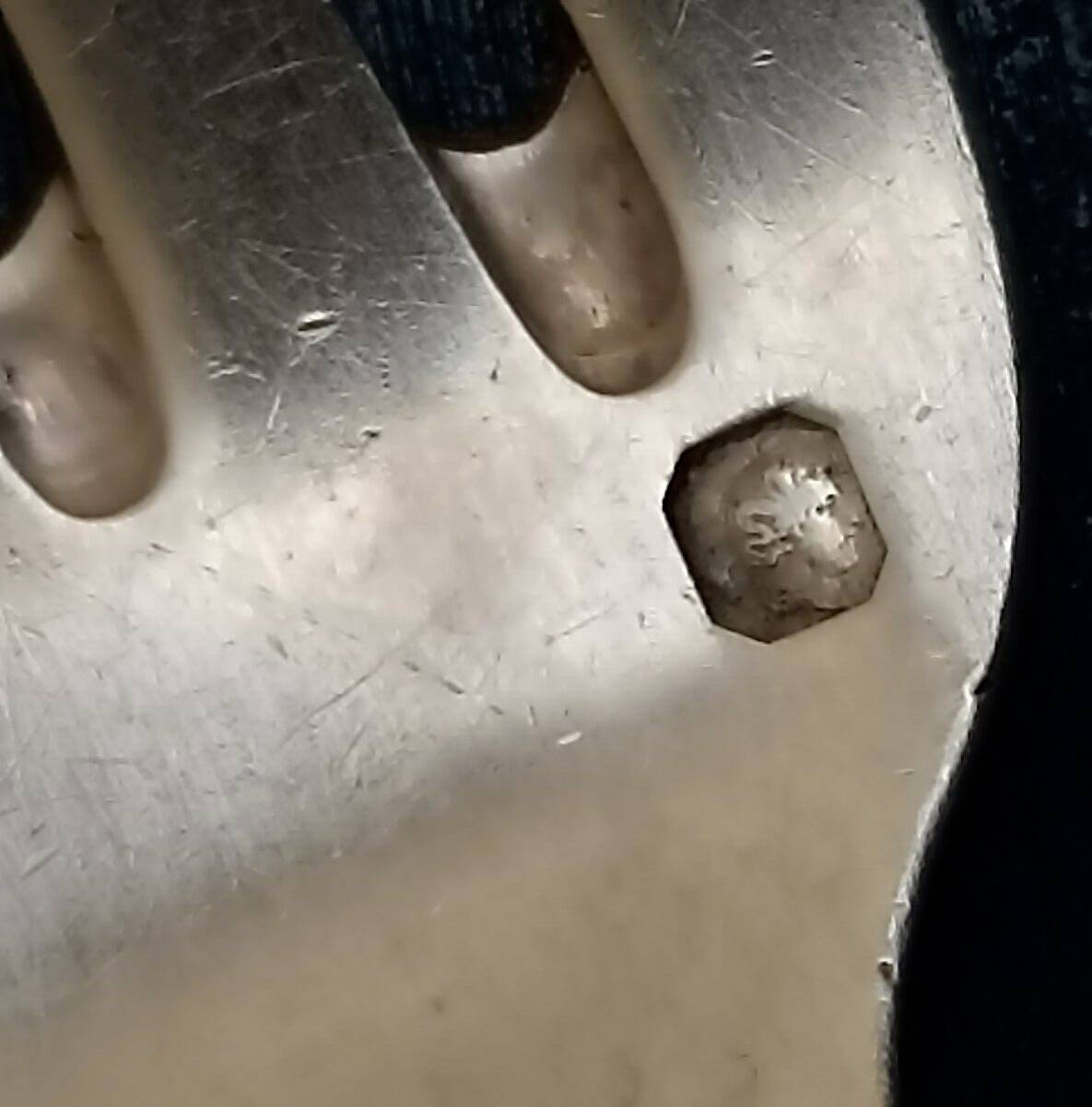 Solid silver fork and spoon Ernest Prost Paris, 1920s-1930s