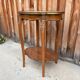 Antique Louis XV gueridon – pink marble and gilded brass – late 19th century