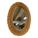 Rattan mirror 1960