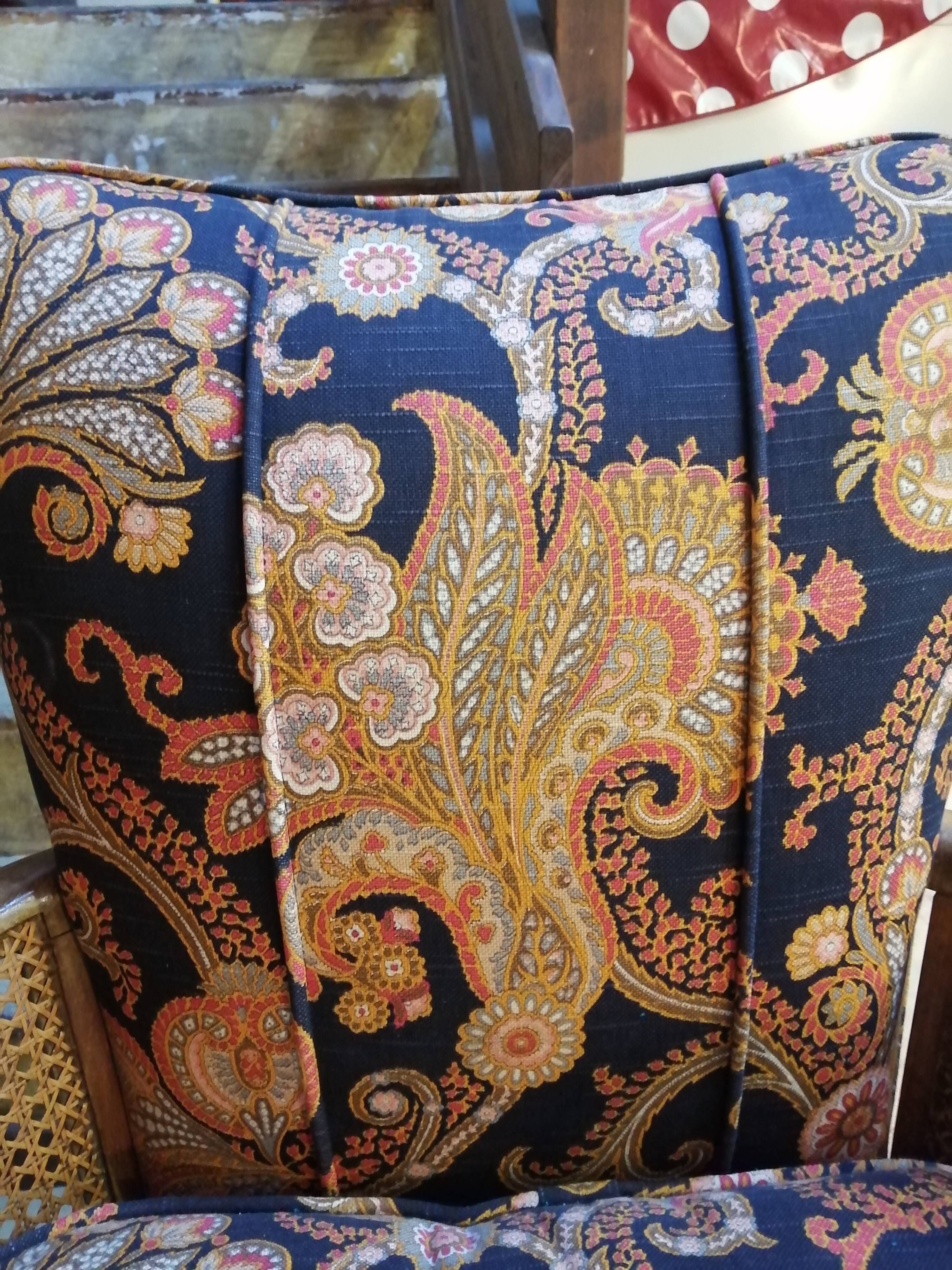 Duo of English armchairs Chippendale style