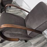 Armchairs by Jindrich Halabala, 1940s, Set of 2