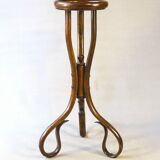 Plant stand, pedestal by Fischel 1890 Bent wood, No Thonet