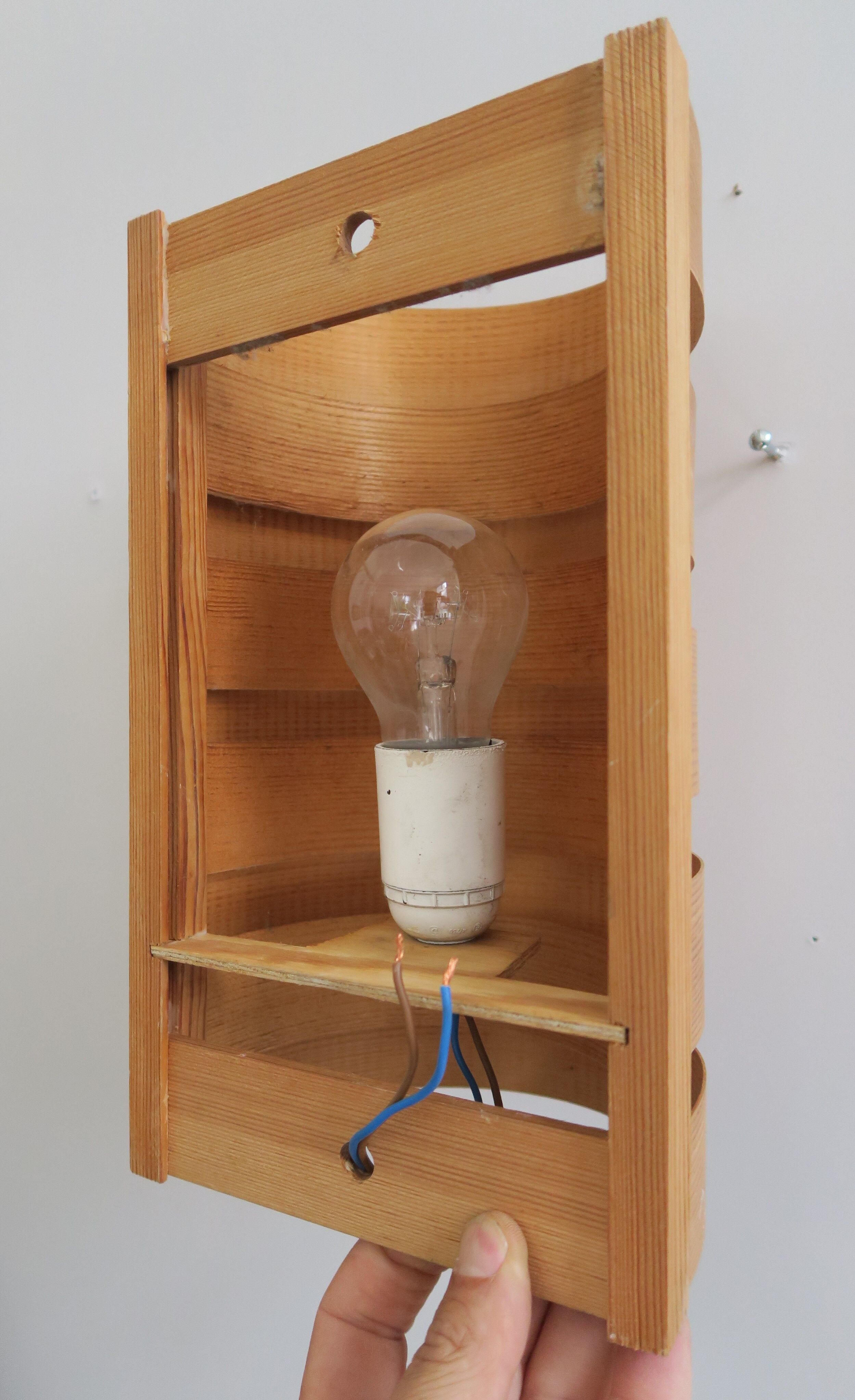 Wall lamp by Hans Agne Jacobsson for markary