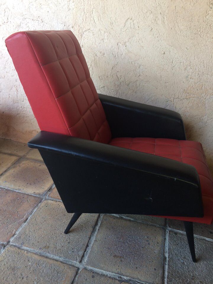 Set of two armchair vintage years 50/60