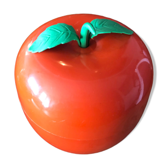 Seau à glaçons vintage pomme orange