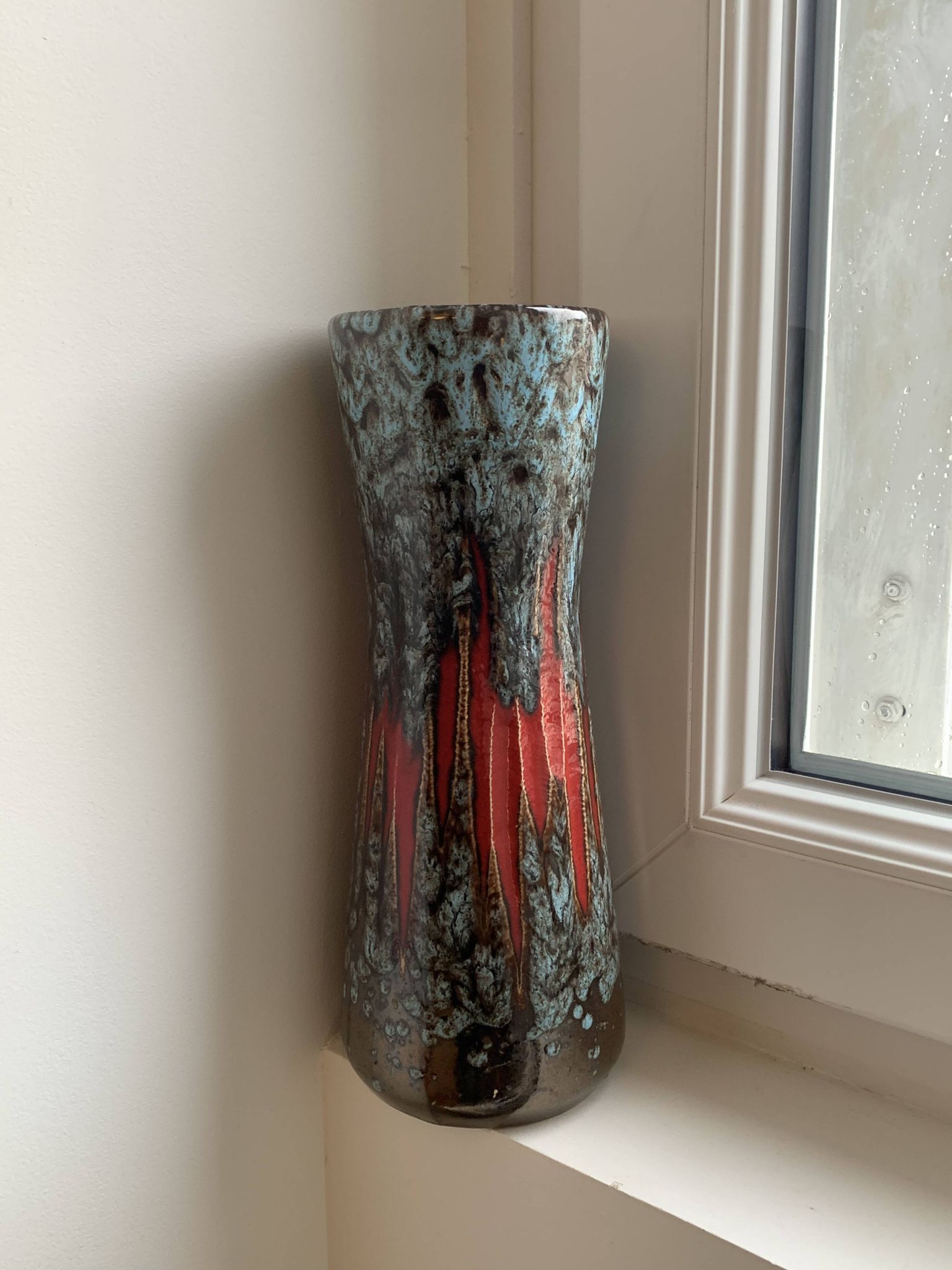 Vintage West Germany Fat Lava Vase