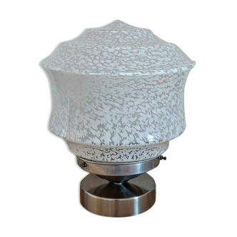 Vintage lamp clichy glass