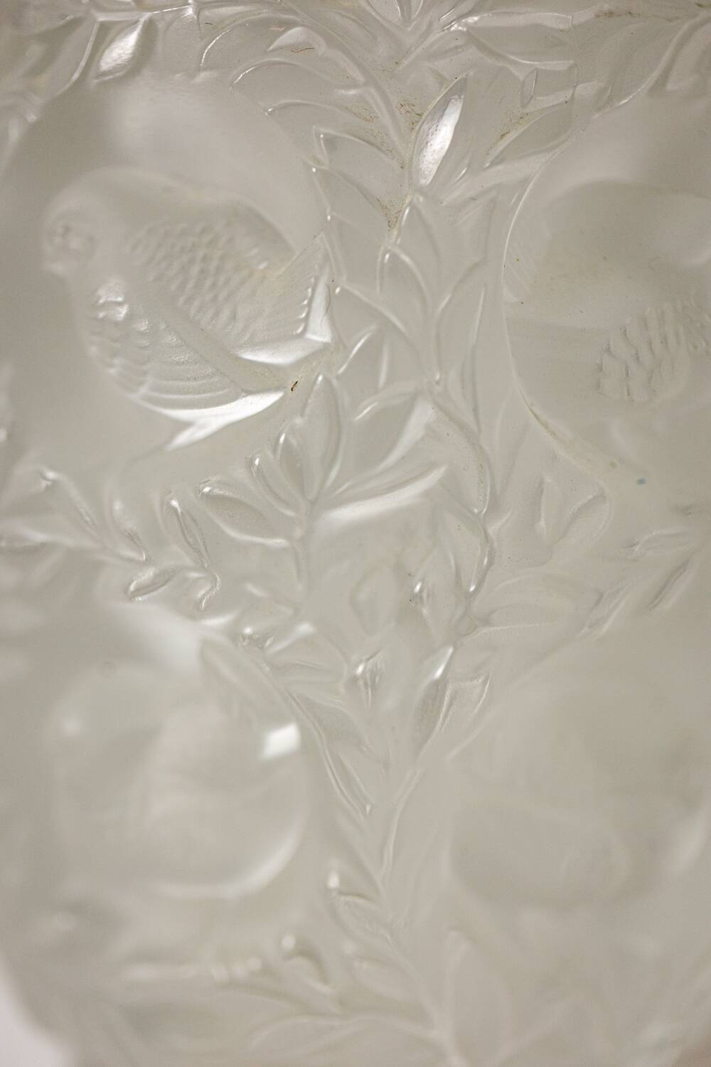Lalique France. Crystal vase. After 1978.