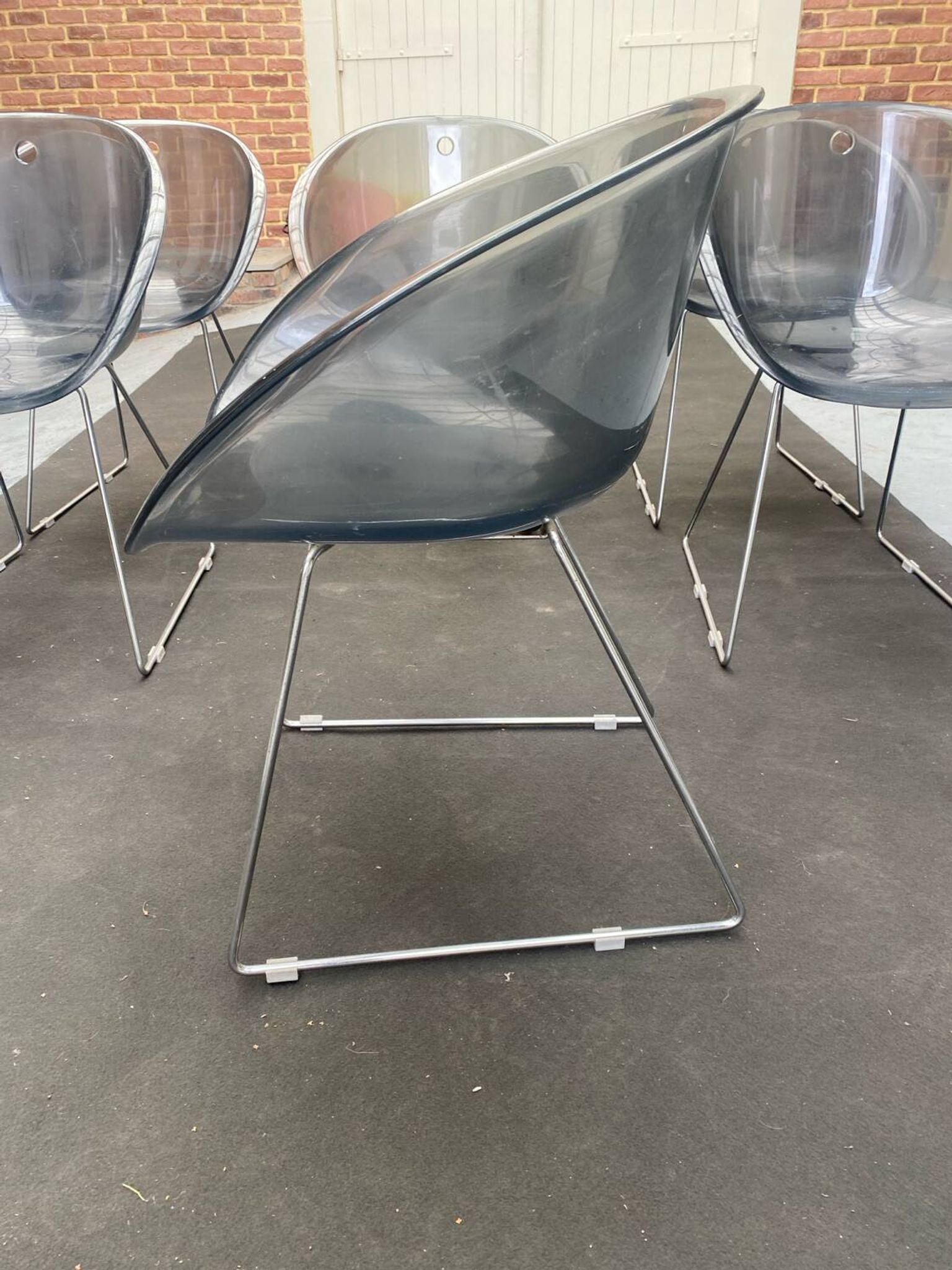 Set of 6 Italian chairs