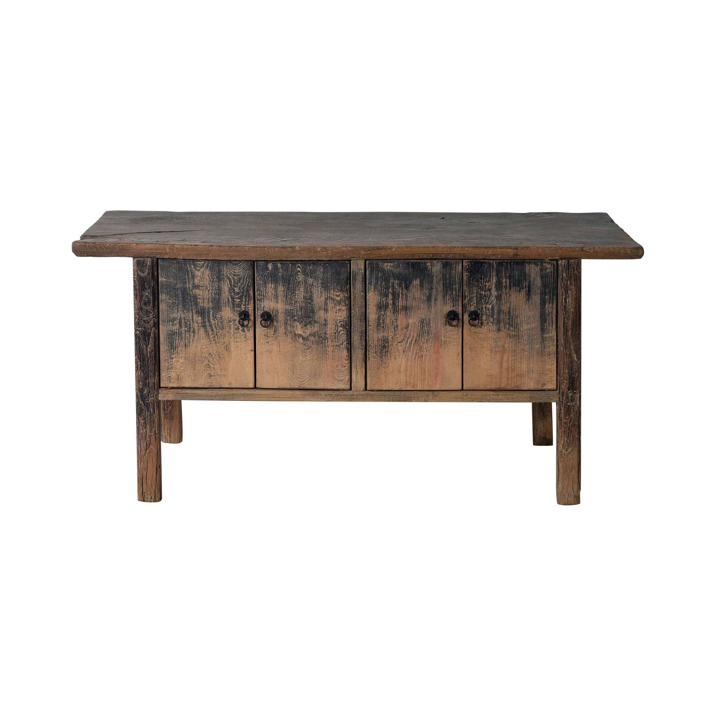 Taian - Antique Chinese console in elm no. 3