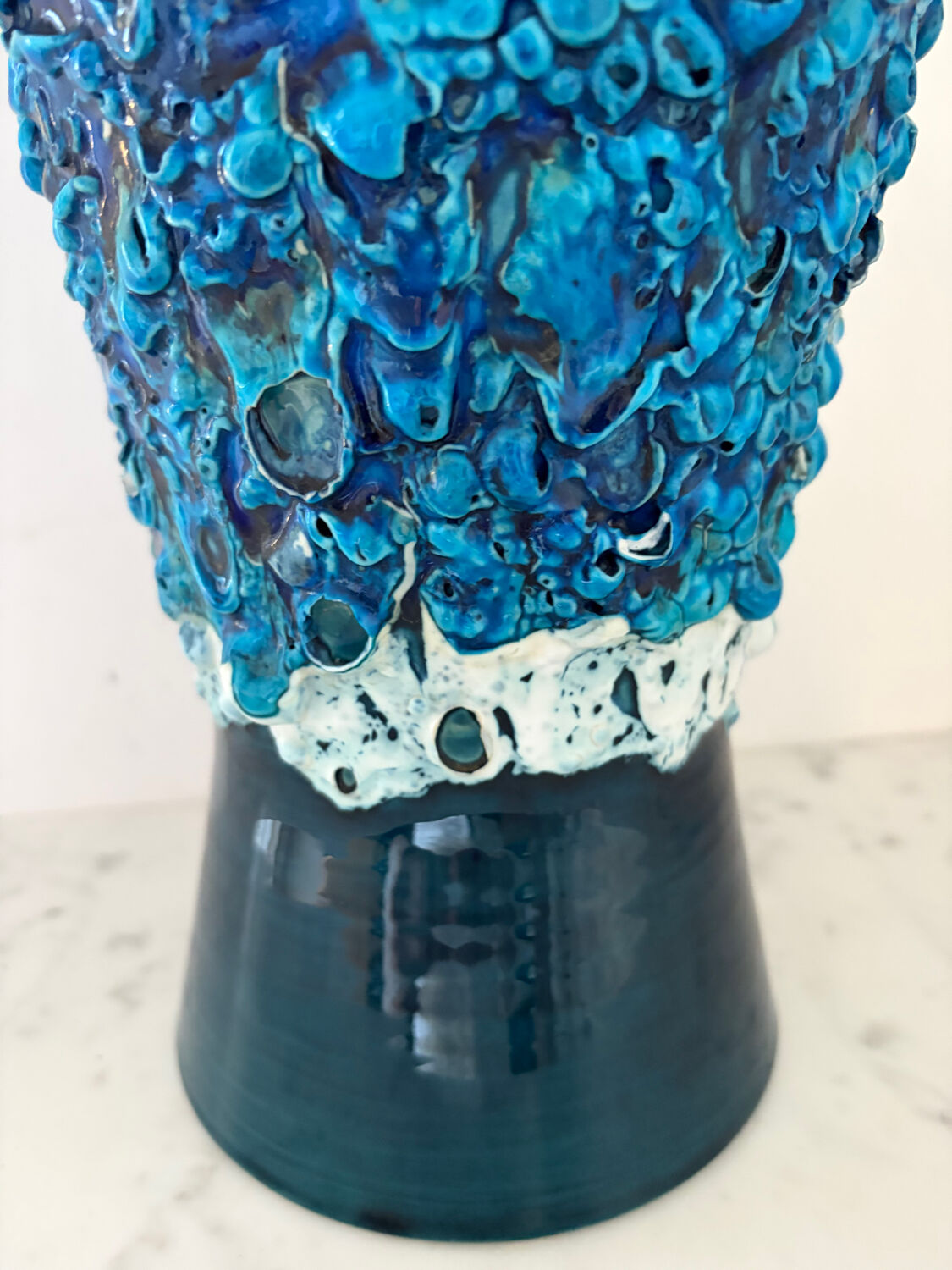 Fat Lava Vase Vallauris