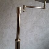 Brass articulated floor lamp