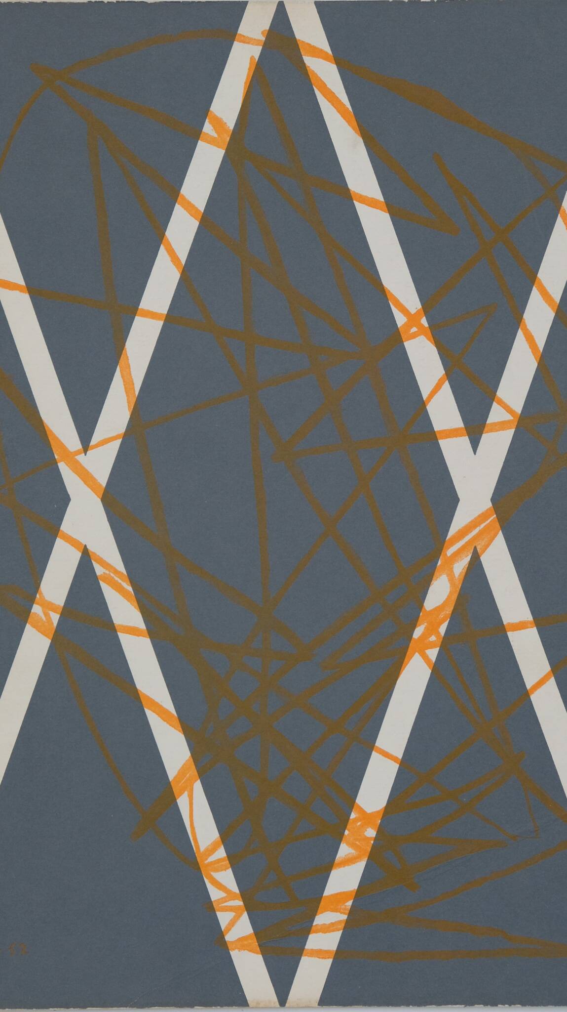 Emile gilioli: graffiti - original lithograph