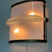 Pair of Venetian wall lights in Murano glass circa 1950