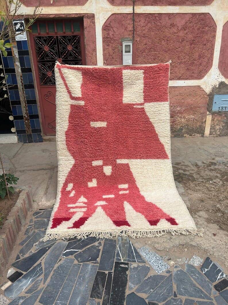 Traditional Beni Ouraine Berber rug, size 200 x 300 cm