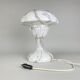 Lampe de table champignon en verre marbré vintage, années 1930