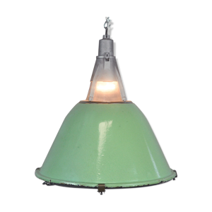 Green Enameled Industrial - 1950s