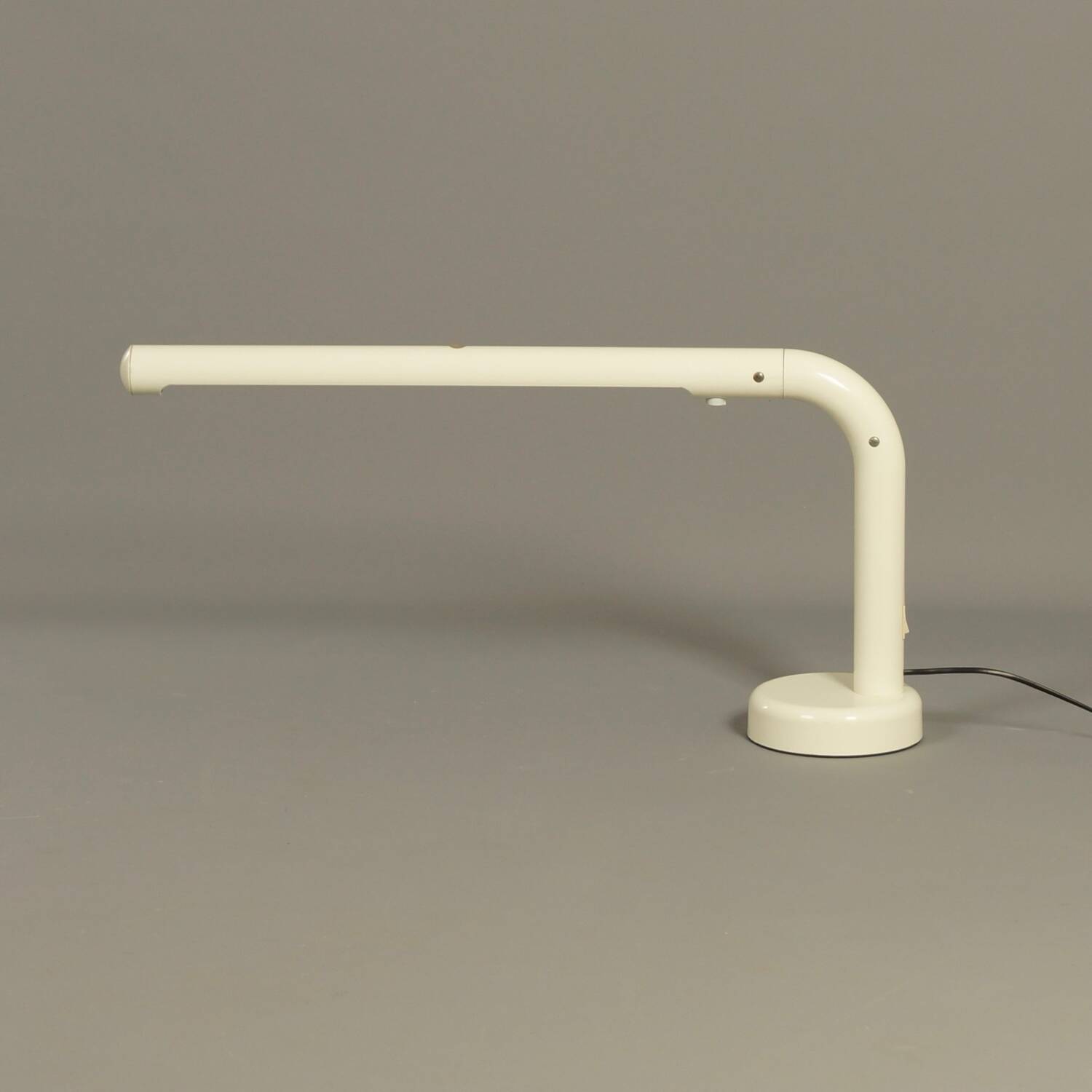 White tube desk lamp by anders pehrson for atelje lyktan, 1970s
