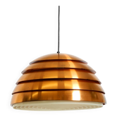 Suspension en cuivre à lattes originale des années 1960 par Hans-Agne Jakobsson pour Markaryd