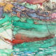 Set of 3 marine watercolours, signed Ghodrat Delbasteh.