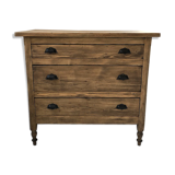 Commode d’atelier en chêne