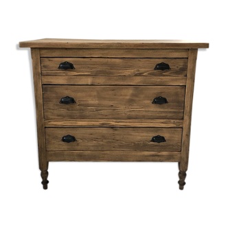 Commode d’atelier en chêne