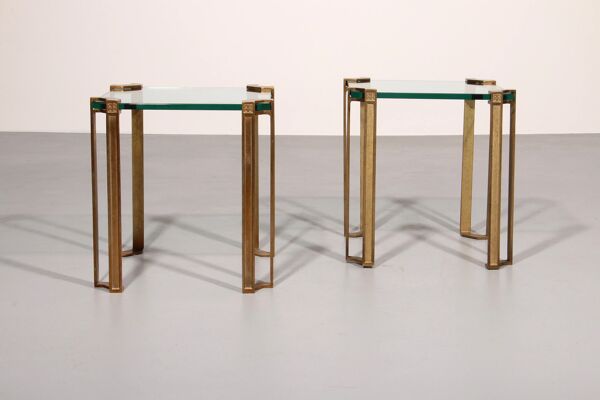 Tables d'appoint Peter Ghyczy T24, années 1970 (40x40x45)
