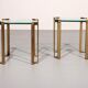 Peter Ghyczy T24 side tables, 1970s (40x40x45)