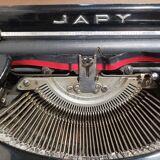 Typewriter from collection japy black 1940s/1950s