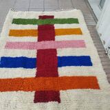 Traditional hand-woven Beni Mrirt rug, size 150 x 250 cm