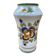 Old vase e. tessier the unicorn white ceramic painted decor vintage