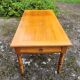 Table basse 2 tiroirs en merisier massif