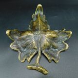 Early 20th century bronze pocket - Leaf