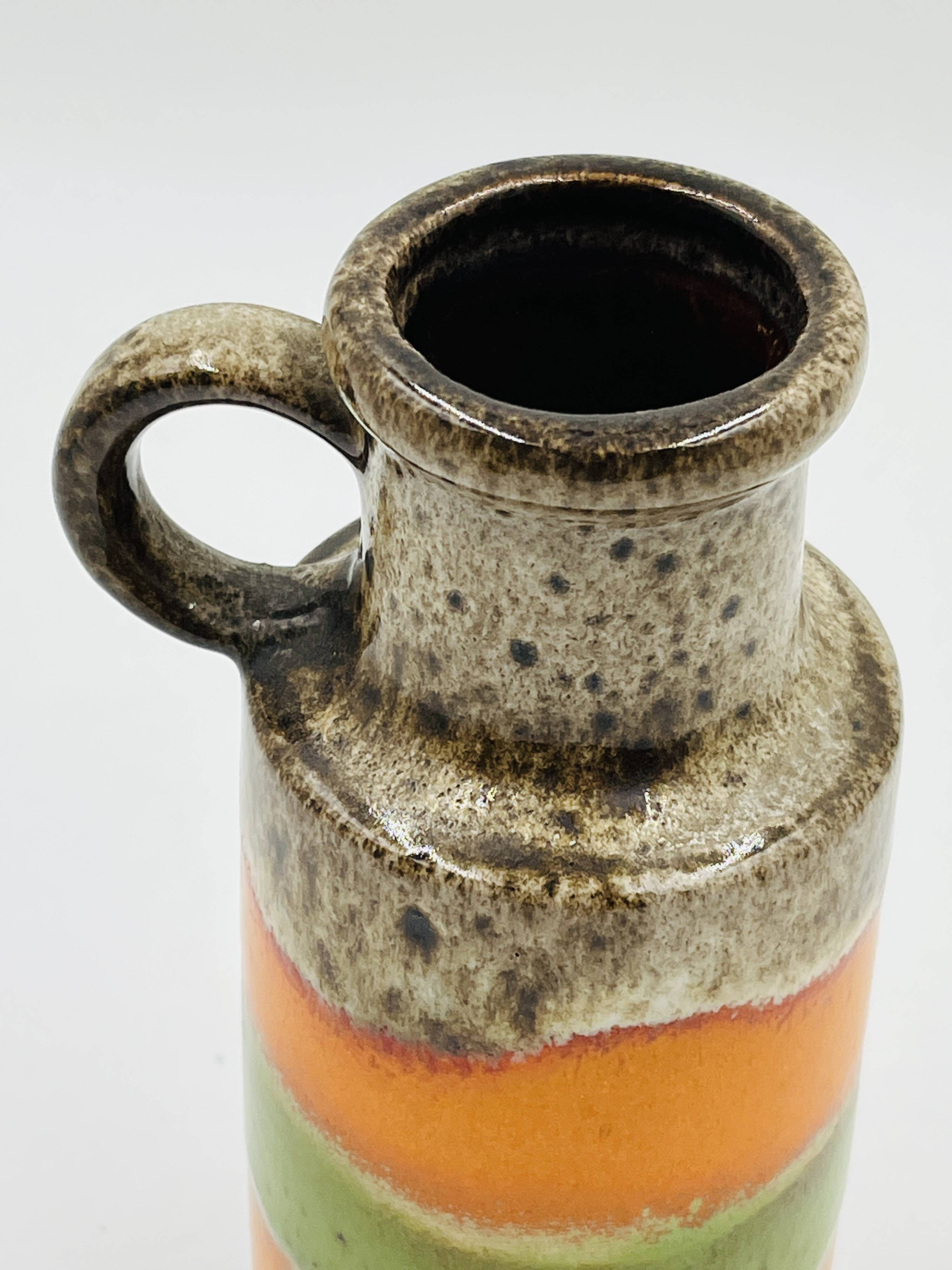 Vase from West Germany with a pop design.