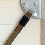 Signed Lars Nyman textile art wall hanging with fish, Mid Century wall decoration