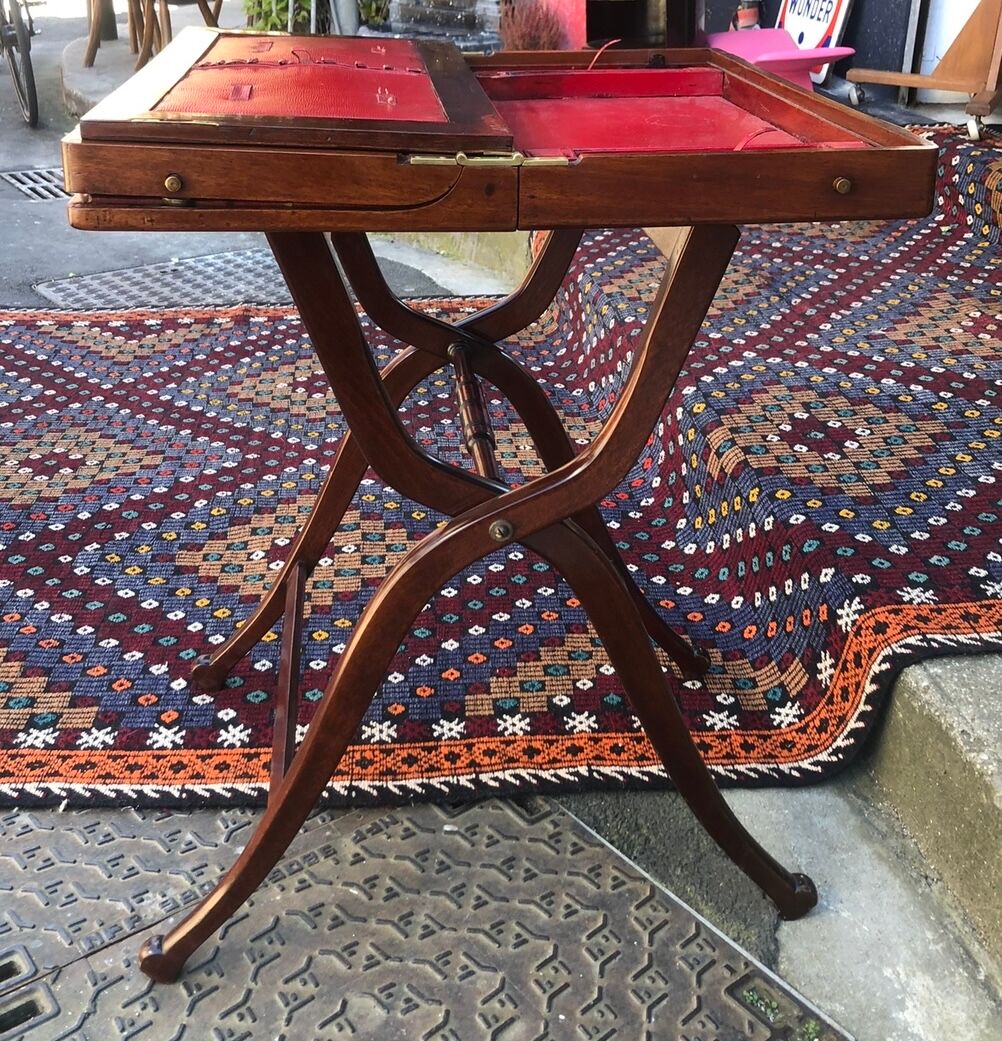 Petit Secrétaire De Voyage Vintage R913 – Idéal Pour Chambre Ou Entrée