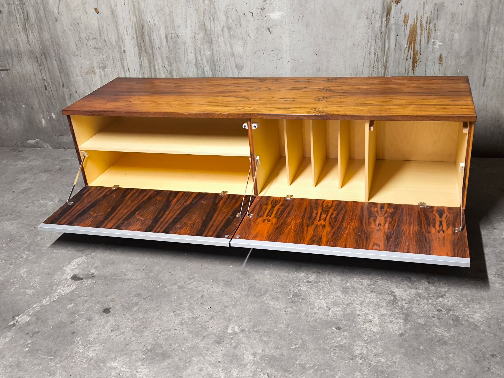 Vintage Scandinavian enfilade from the 1960s in rosewood.