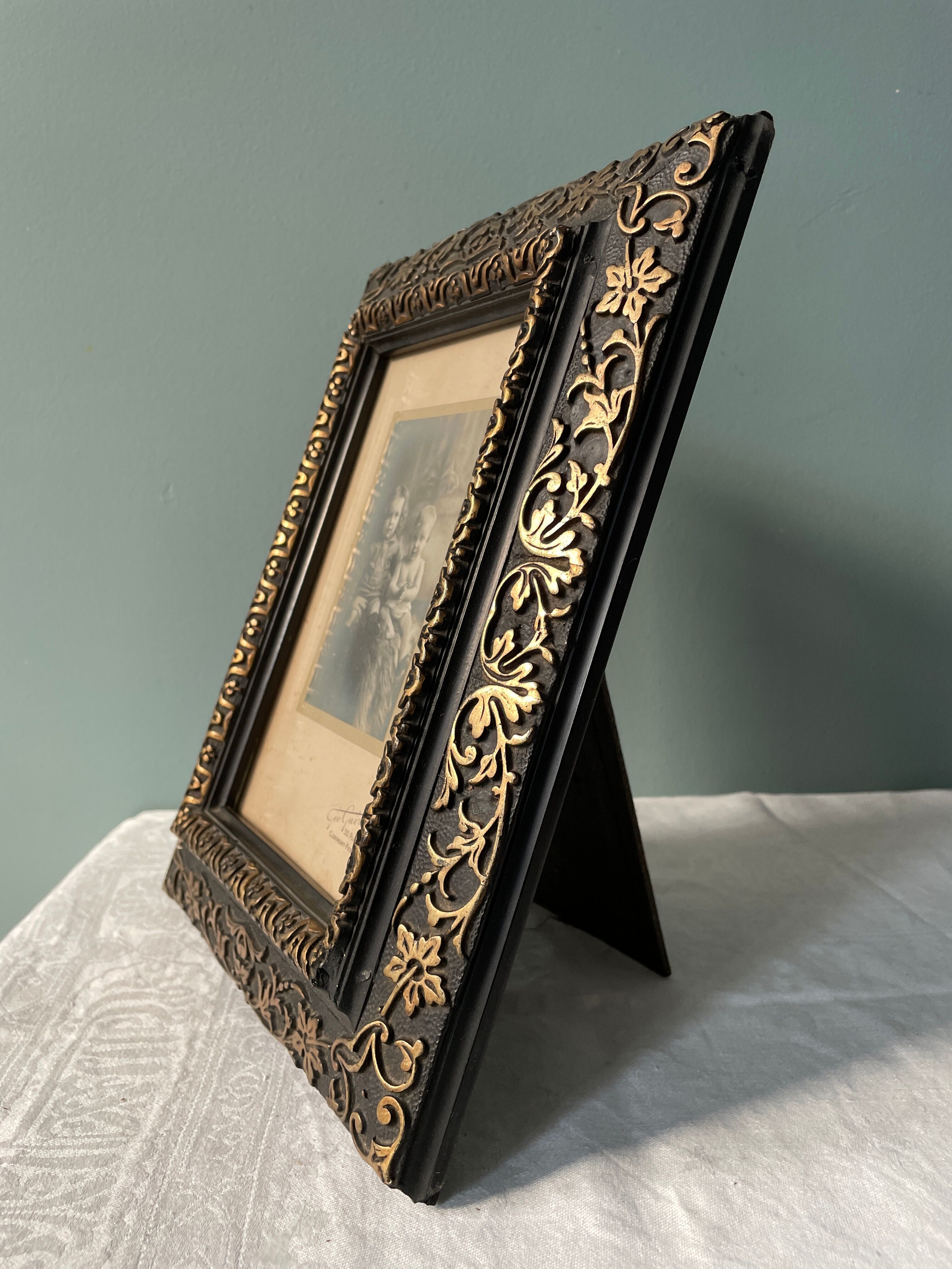 Old photo frame Napoleon III XIXth