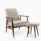 Fox armchair with footrest