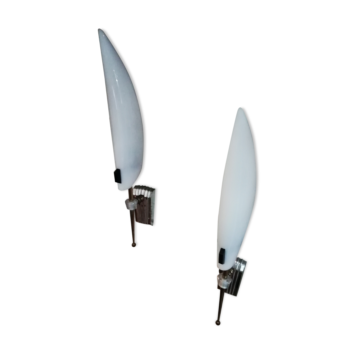 Pair of "60 years" wall light
